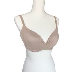 Victoria's Secret Body by Victoria Nude Tan Lined Demi Bra Women's Size 34D